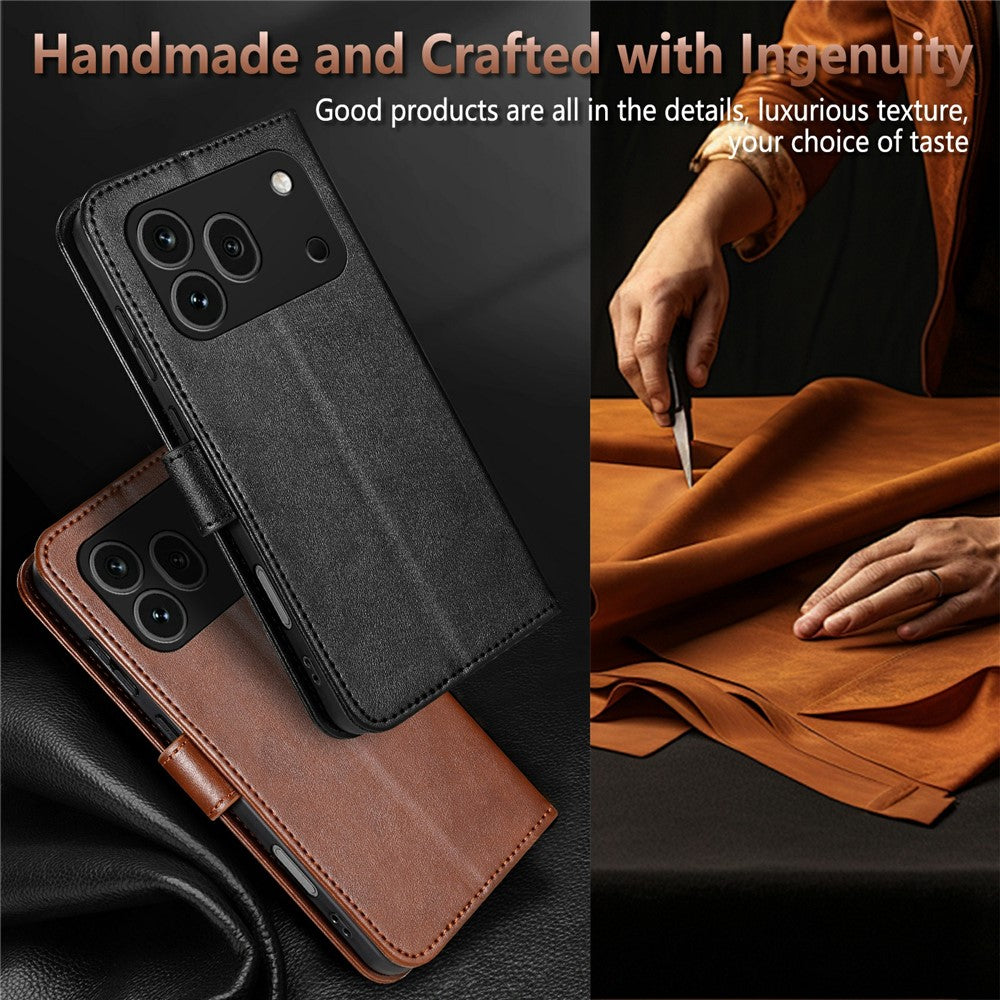 AZNS For Honor 600 Pro 5G Case Anti-Scratch PU Leather Stand Wallet Phone Cover