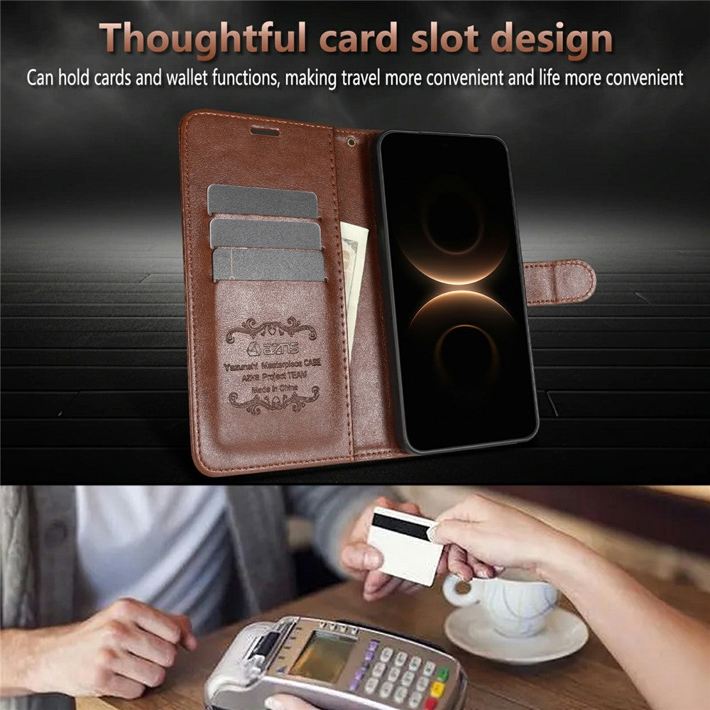 AZNS For Honor 600 Pro 5G Case Anti-Scratch PU Leather Stand Wallet Phone Cover