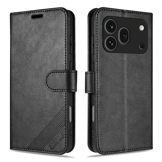 Honor 600 Pro 5G Handyhülle – AZNS aus kratzfestem PU-Leder mit Standfunktion, Brieftaschen