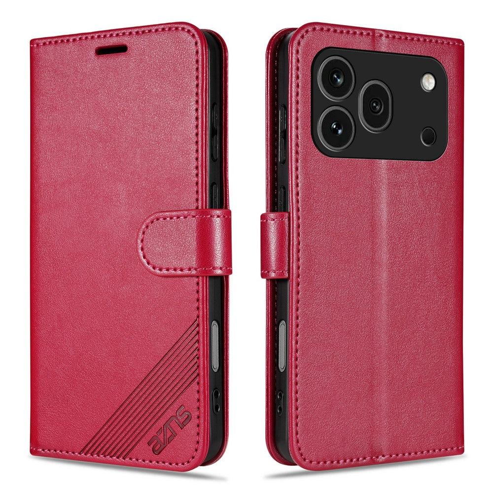 AZNS For Honor 600 Pro 5G Case Anti-Scratch PU Leather Stand Wallet Phone Cover