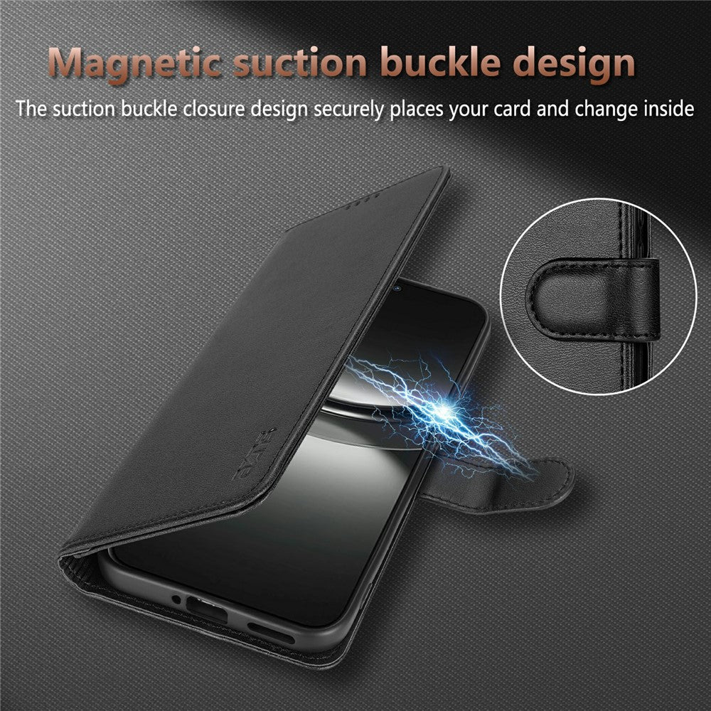 AZNS For Honor 600 5G Case PU Leather Wallet Phone Cover