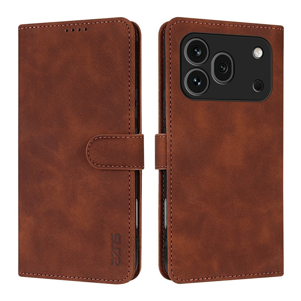 AZNS For Honor 600 Pro 5G Case PU Leather Wallet Phone Cover