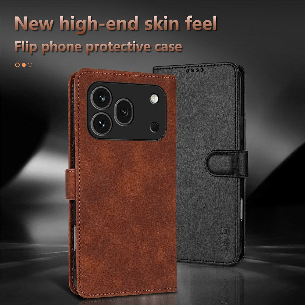 AZNS For Honor 600 Pro 5G Case PU Leather Wallet Phone Cover