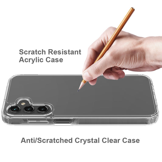 For Samsung Galaxy A27 5G Clear Phone Case TPU+Acrylic Shockproof Phone Back Cover