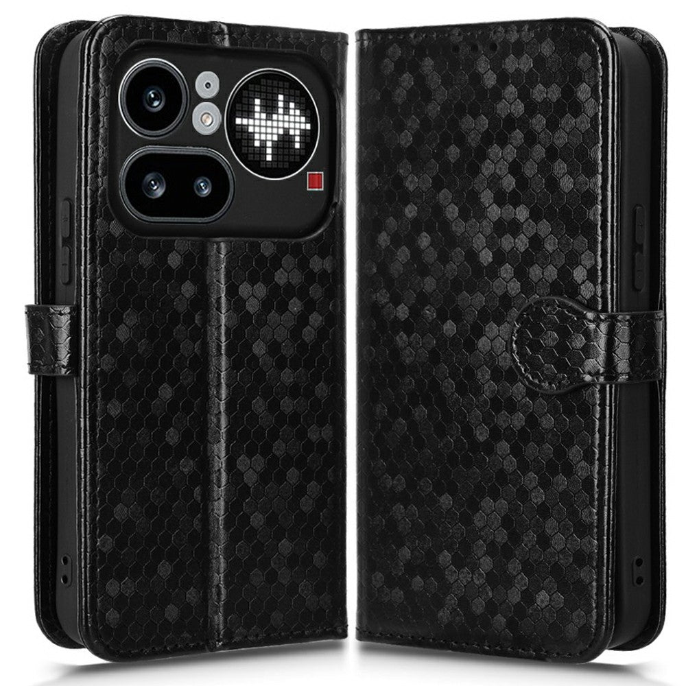 Nothing Phone (4a) Pro Wallet-Handyhülle – Mit Magnetverschluss & Punktmuster