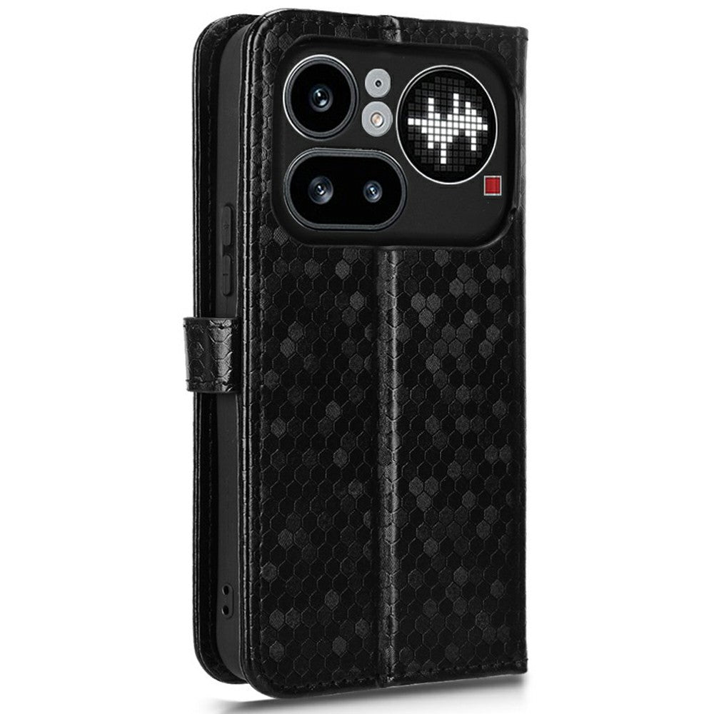Nothing Phone (4a) Pro Wallet-Handyhülle – Mit Magnetverschluss & Punktmuster