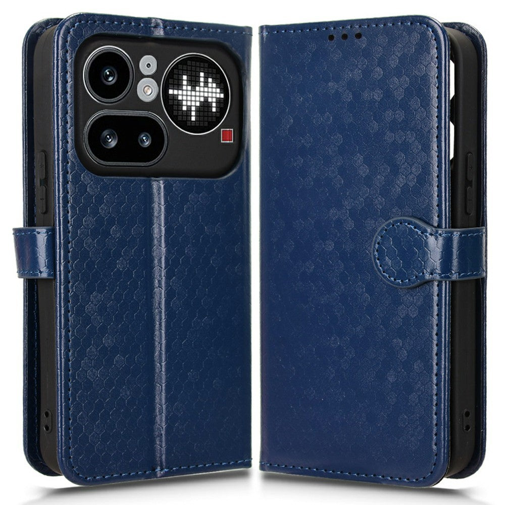 Nothing Phone (4a) Pro Wallet-Handyhülle – Mit Magnetverschluss & Punktmuster