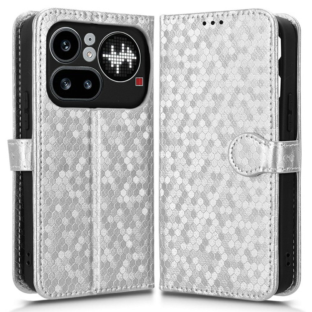 Nothing Phone (4a) Pro Wallet-Handyhülle – Mit Magnetverschluss & Punktmuster