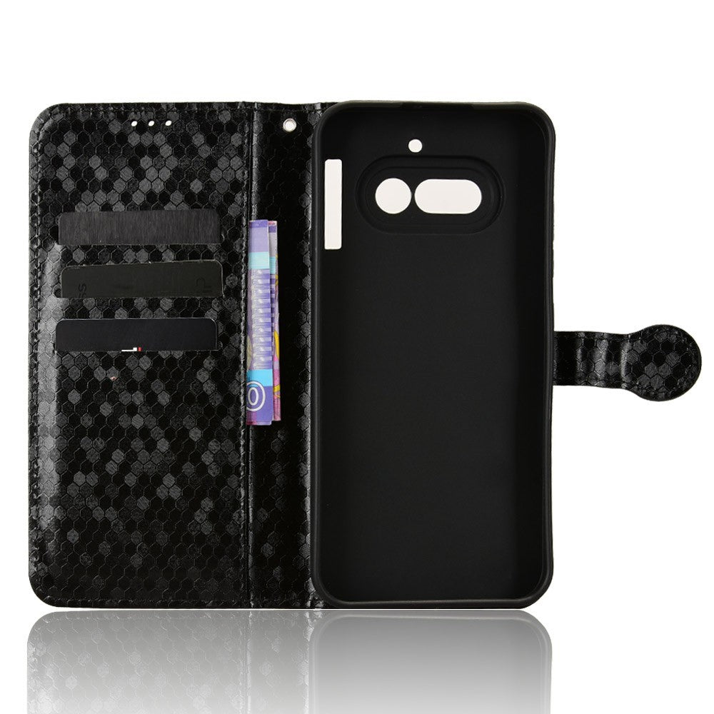 Nothing Phone (4a) Wallet-Handyhülle – Mit Magnetverschluss & Punktmuster
