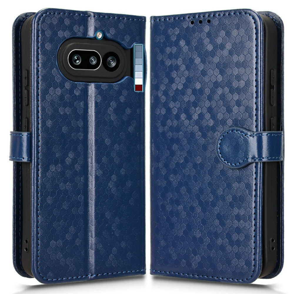 Nothing Phone (4a) Wallet-Handyhülle – Mit Magnetverschluss & Punktmuster