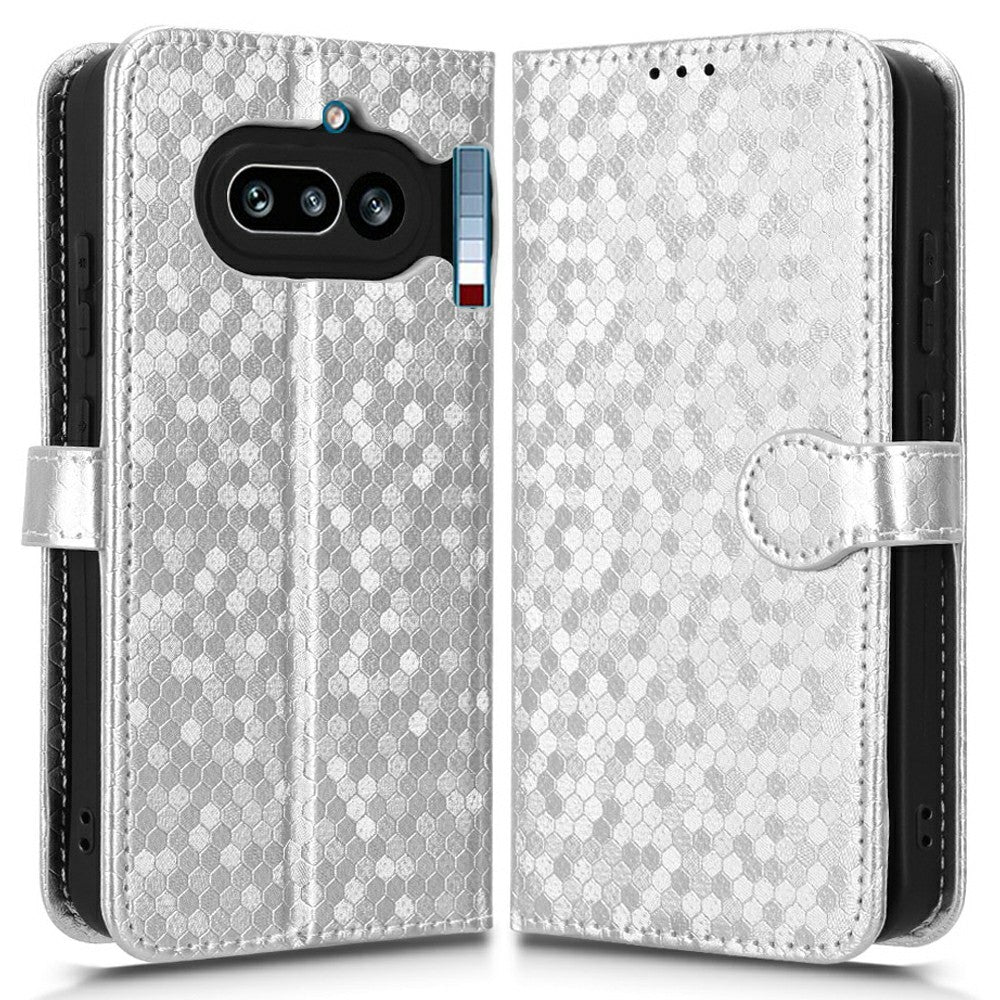 Nothing Phone (4a) Wallet-Handyhülle – Mit Magnetverschluss & Punktmuster