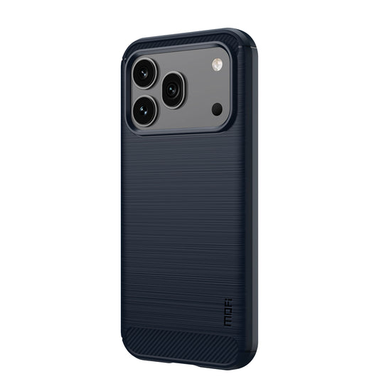 Honor 600 5G / Honor 600 Pro 5G Handyhülle – MOFI Rückseite mit gebürsteter Textur, weiches TPU-Gehäuse aus Kohlefaser