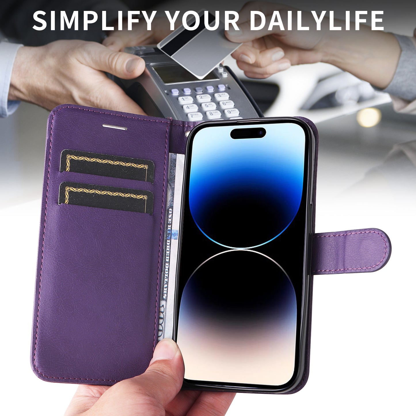 For Honor 600 Pro 5G / Honor 600 5G Leather Wallet Case with Strap Solid Color Phone Stand Cover