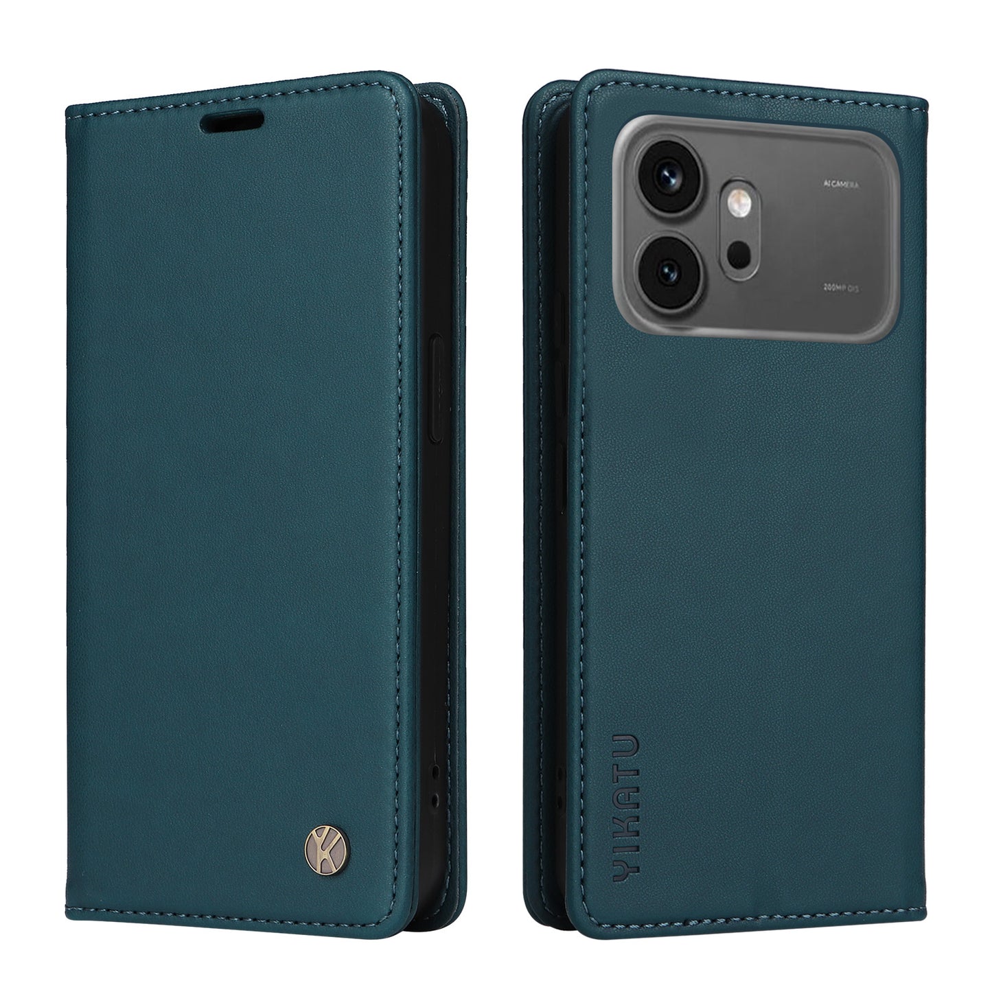 YIKATU for Honor 600 Pro 5G / Honor 600 5G YK-001 Phone Cases Magnetic Closure PU Leather Mobile Cover