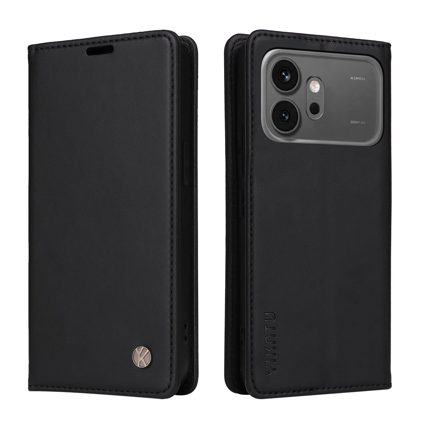 YIKATU for Honor 600 Pro 5G / Honor 600 5G YK-001 Phone Cases Magnetic Closure PU Leather Mobile Cover
