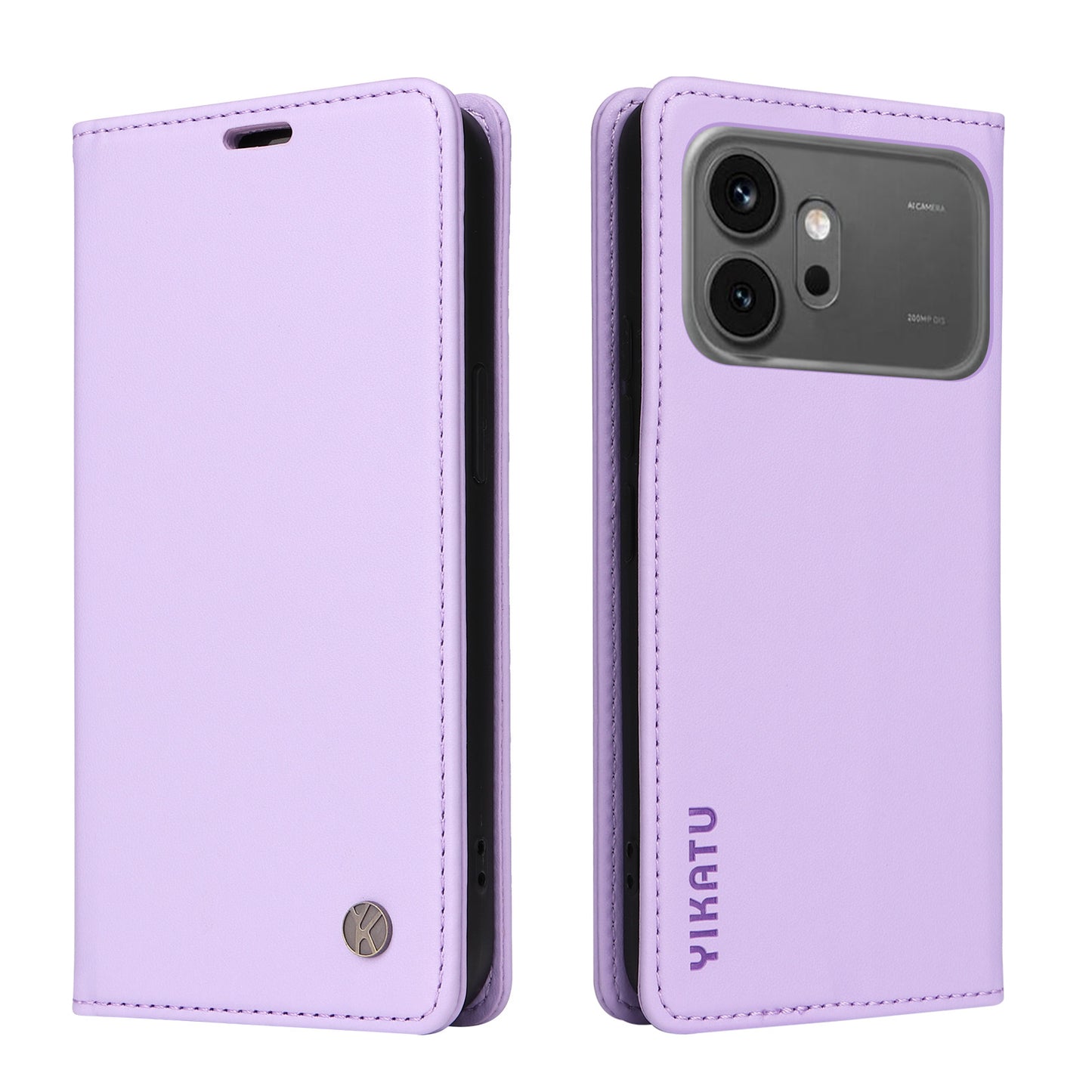 YIKATU for Honor 600 Pro 5G / Honor 600 5G YK-001 Phone Cases Magnetic Closure PU Leather Mobile Cover