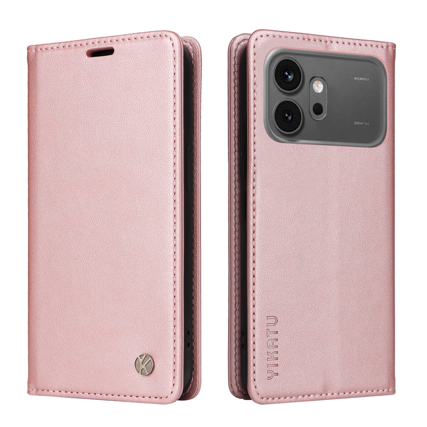 YIKATU for Honor 600 Pro 5G / Honor 600 5G YK-001 Phone Cases Magnetic Closure PU Leather Mobile Cover