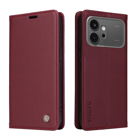 Honor 600 5G / Honor 600 Pro 5G Handyhülle – YIKATU YK-001 Handyhüllen Magnetverschluss PU-Leder