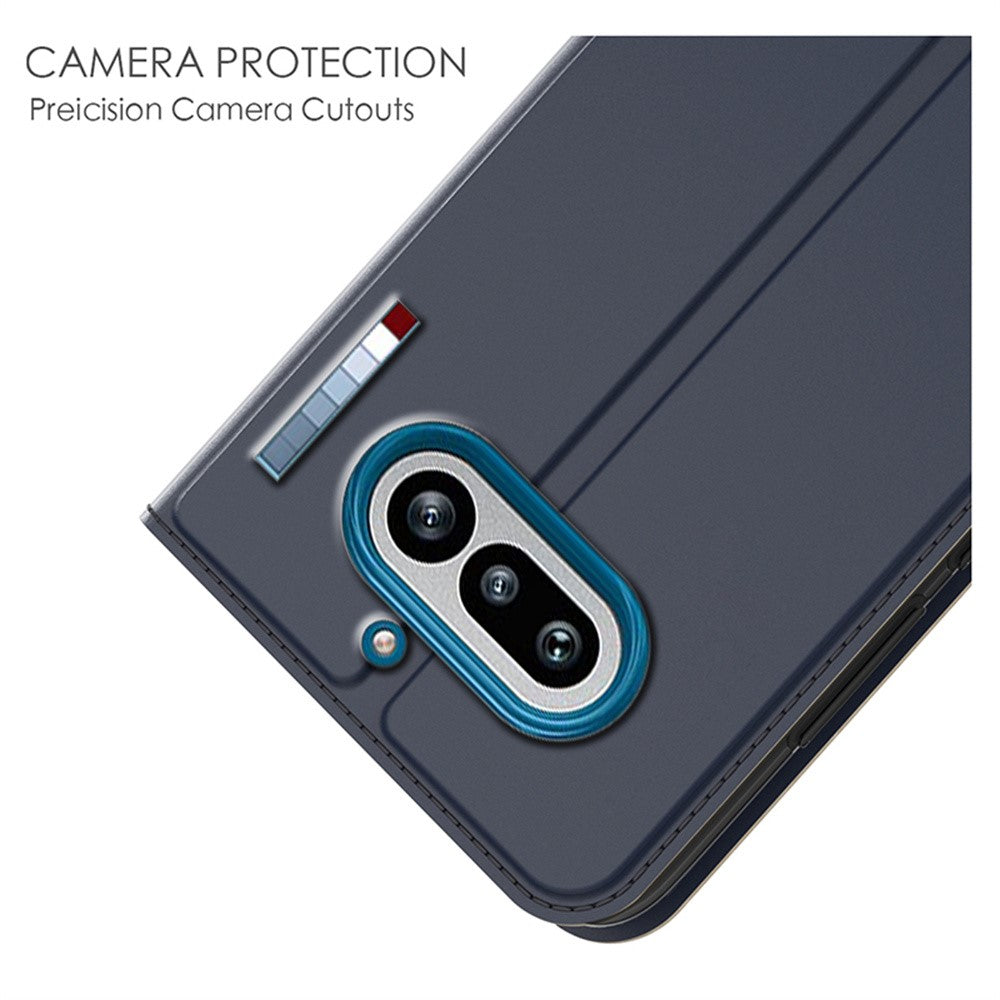 Nothing Phone (4a) Wallet-Handyhülle – Aus PU-Leder mit Kartenhalter, Ständer & Magnetverschluss