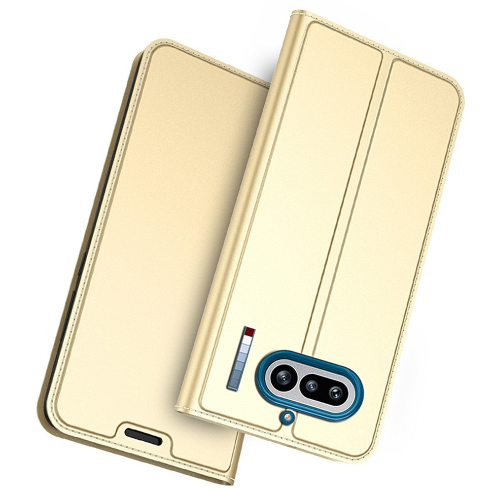Nothing Phone (4a) Wallet-Handyhülle – Aus PU-Leder mit Kartenhalter, Ständer & Magnetverschluss