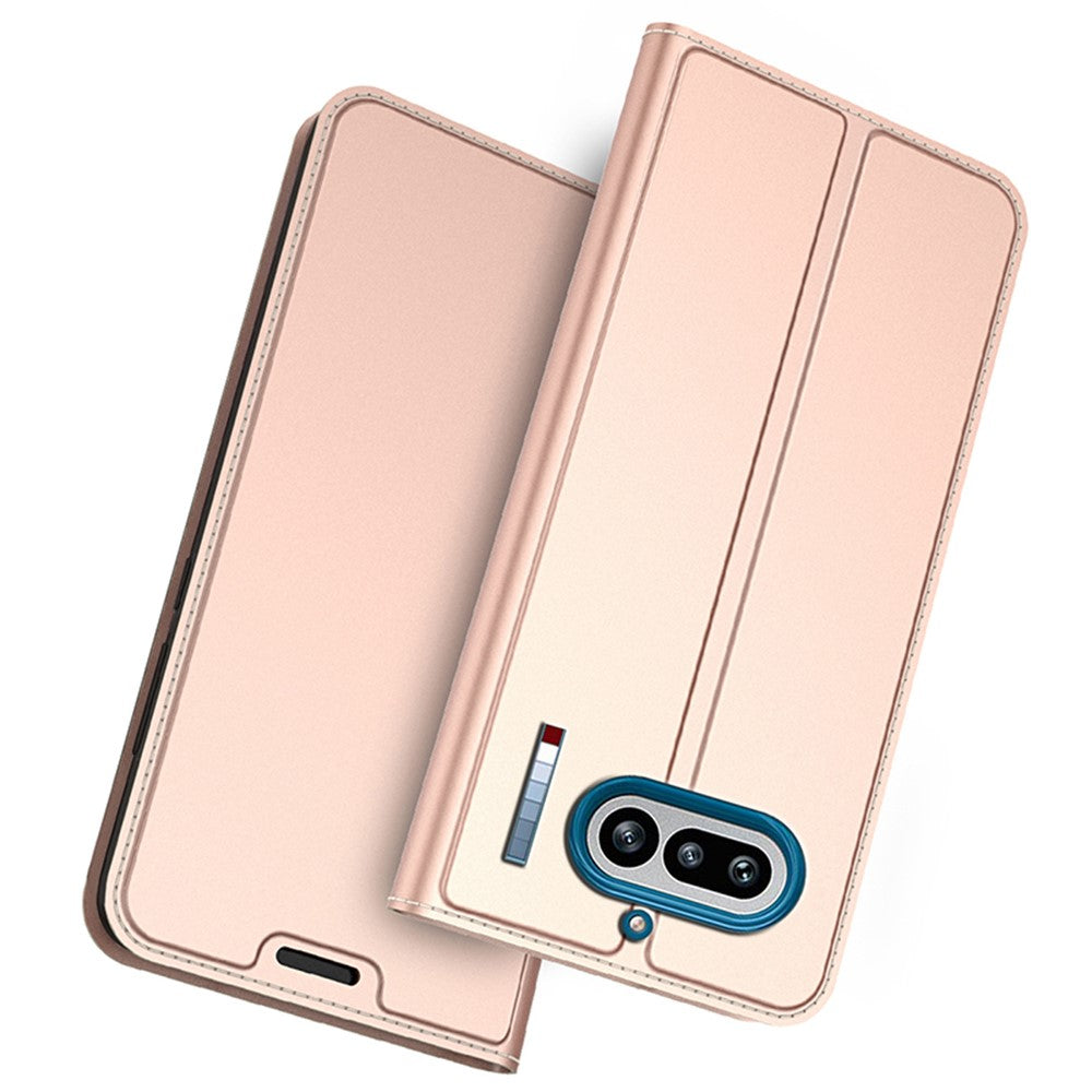 Nothing Phone (4a) Wallet-Handyhülle – Aus PU-Leder mit Kartenhalter, Ständer & Magnetverschluss