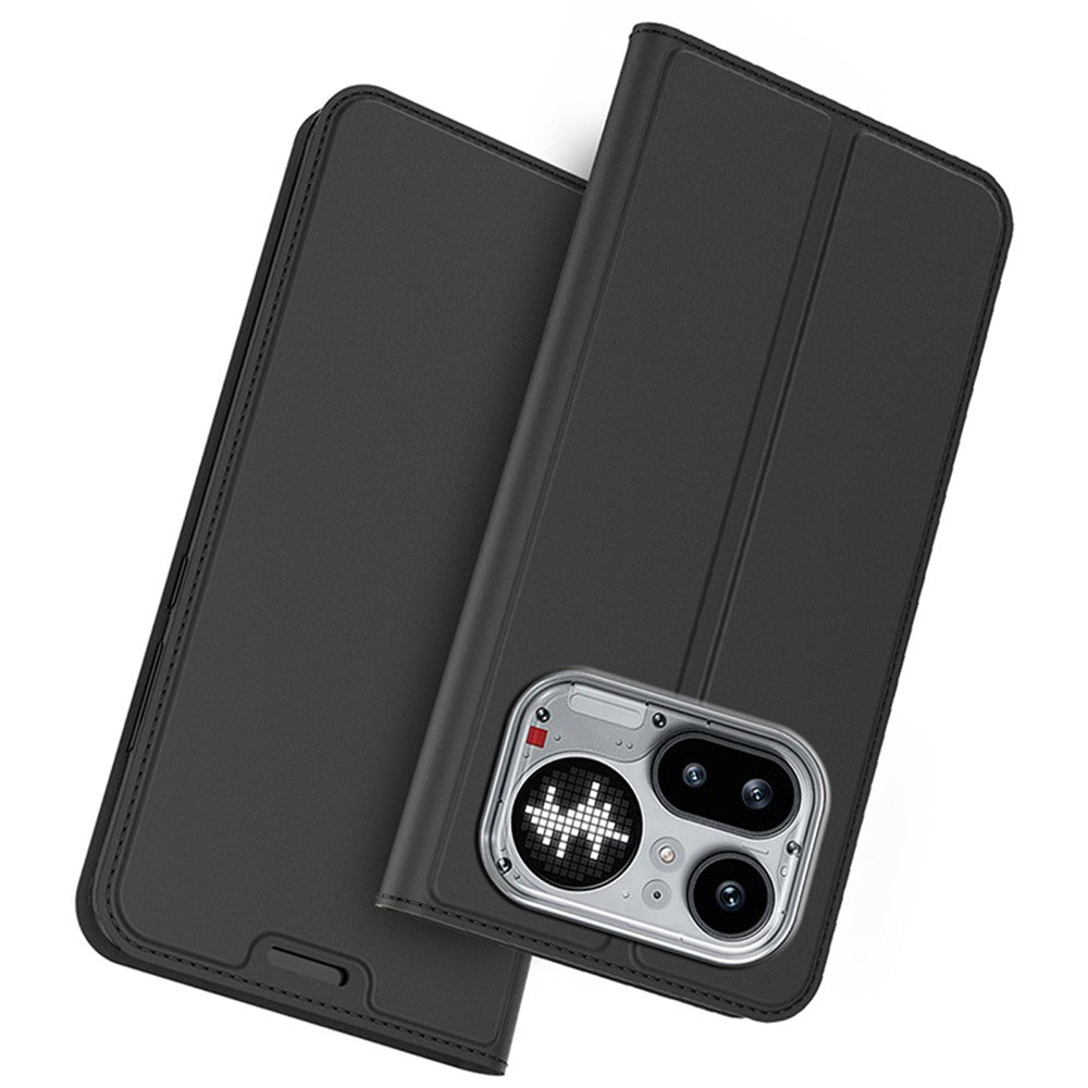 Nothing Phone (4a) Pro Wallet-Handyhülle – Aus PU-Leder mit Kartenhalter, Ständer & Magnetverschluss