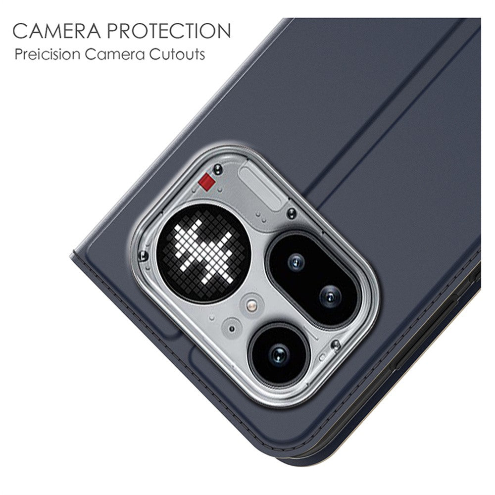 Nothing Phone (4a) Pro Wallet-Handyhülle – Aus PU-Leder mit Kartenhalter, Ständer & Magnetverschluss