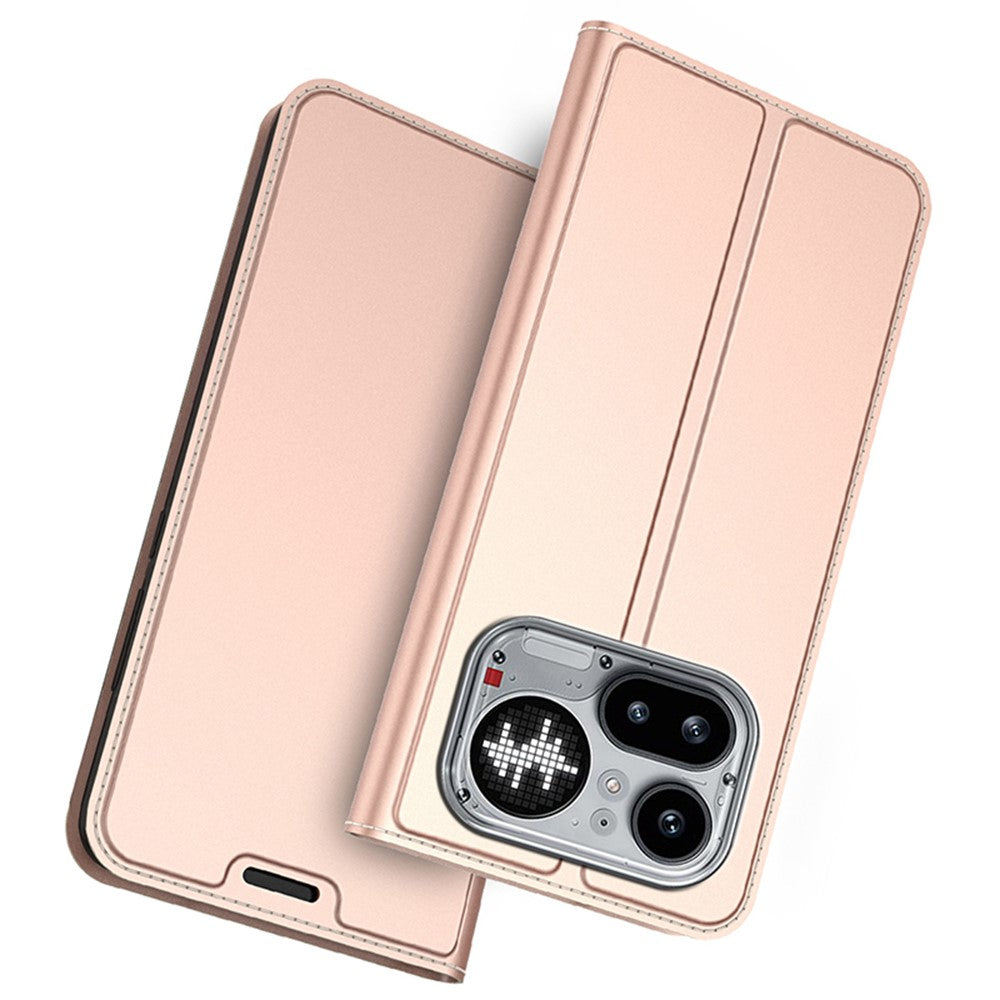 Nothing Phone (4a) Pro Wallet-Handyhülle – Aus PU-Leder mit Kartenhalter, Ständer & Magnetverschluss
