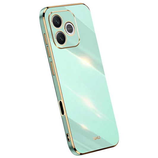 Honor 600 Lite 5G Handyhülle – XINLI TPU- mit galvanischem Rahmen