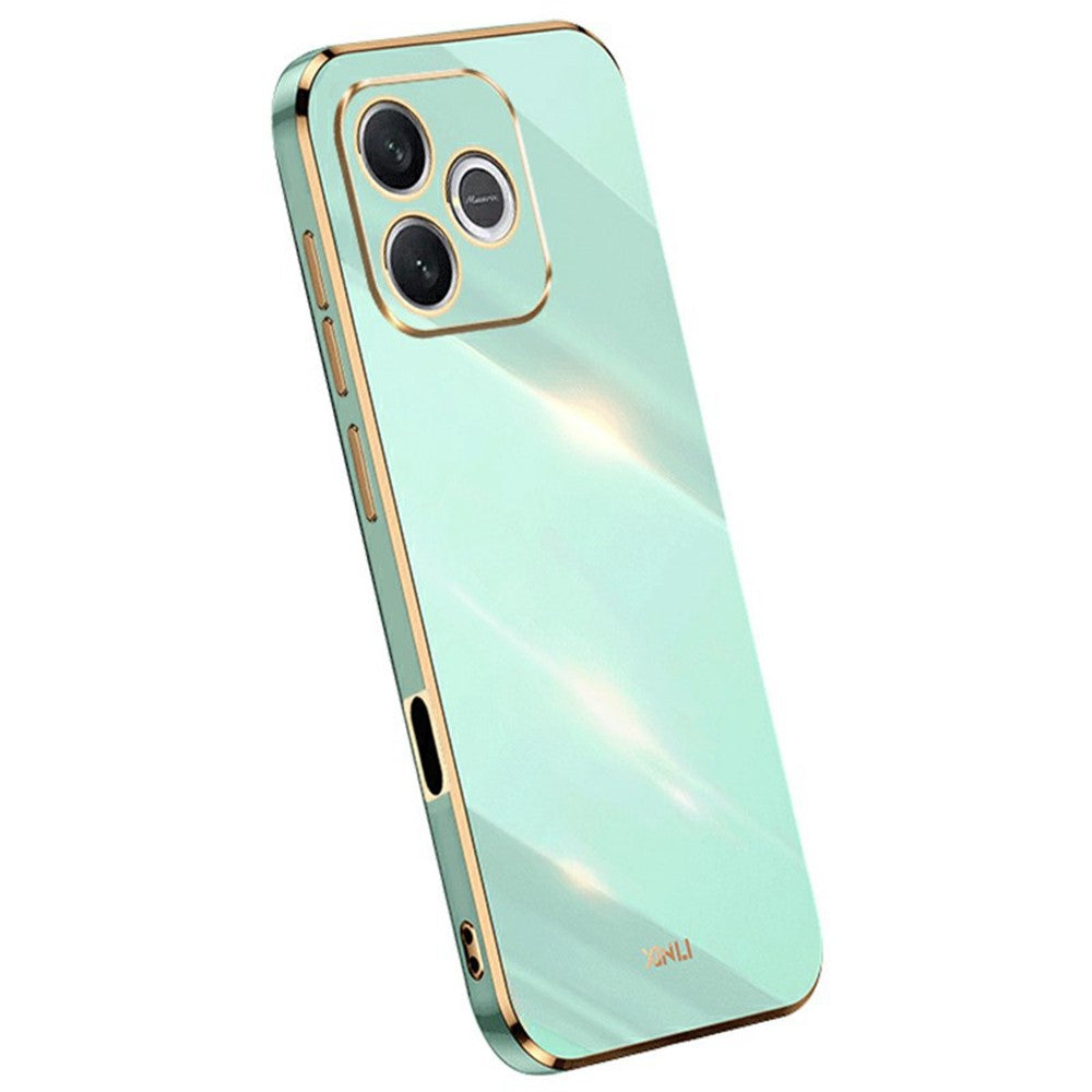 XINLI For Honor 600 Lite 5G Case TPU Phone Cover with Electroplating Frame