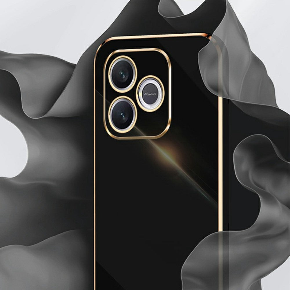 XINLI For Honor 600 Lite 5G Case TPU Phone Cover with Electroplating Frame