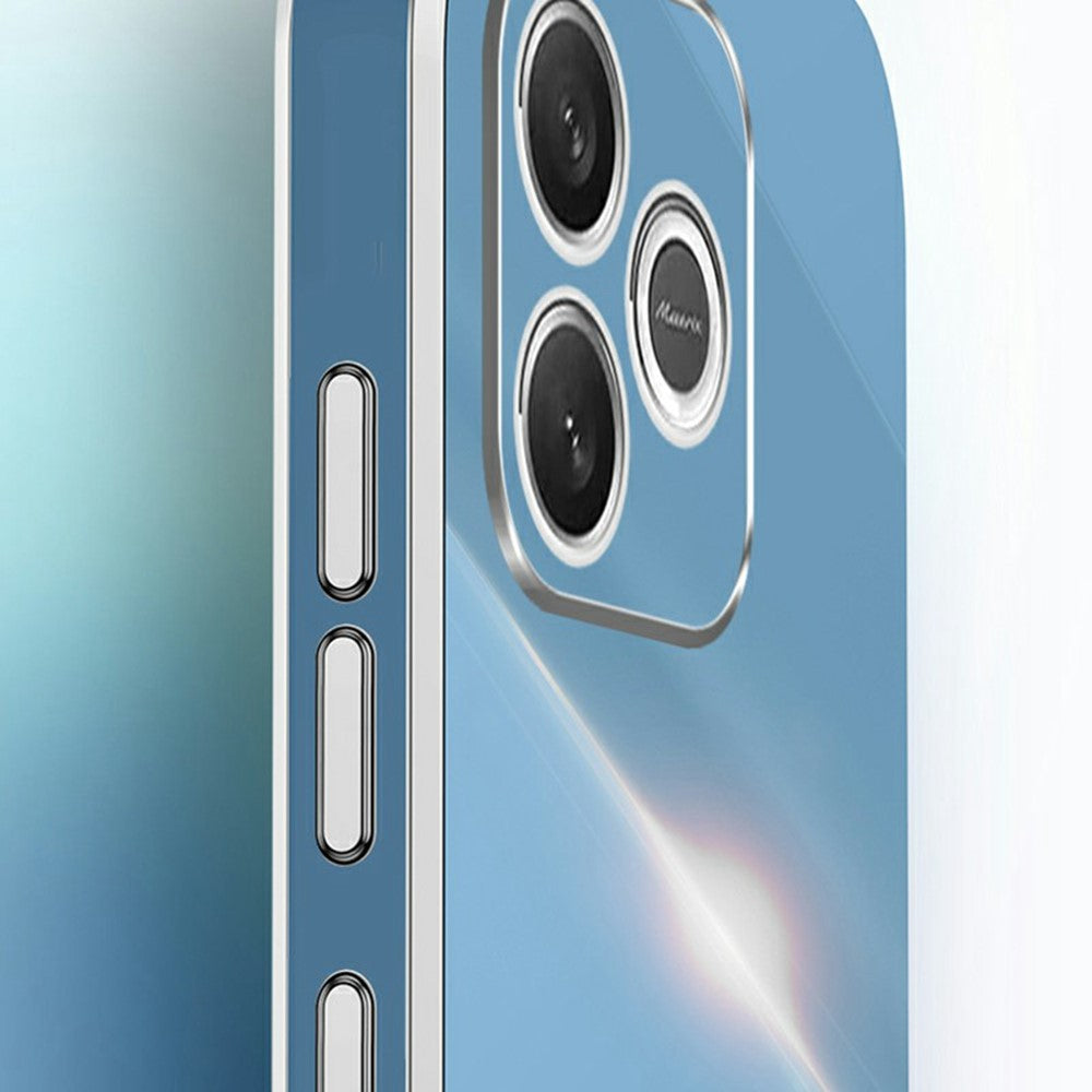 XINLI For Honor 600 Lite 5G Case TPU Phone Cover with Electroplating Frame