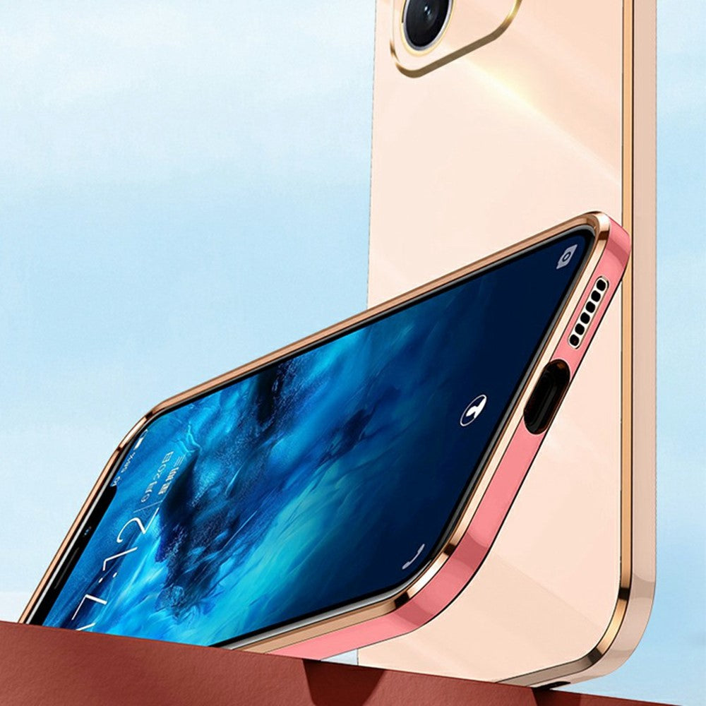 XINLI For Honor 600 Lite 5G Case TPU Phone Cover with Electroplating Frame