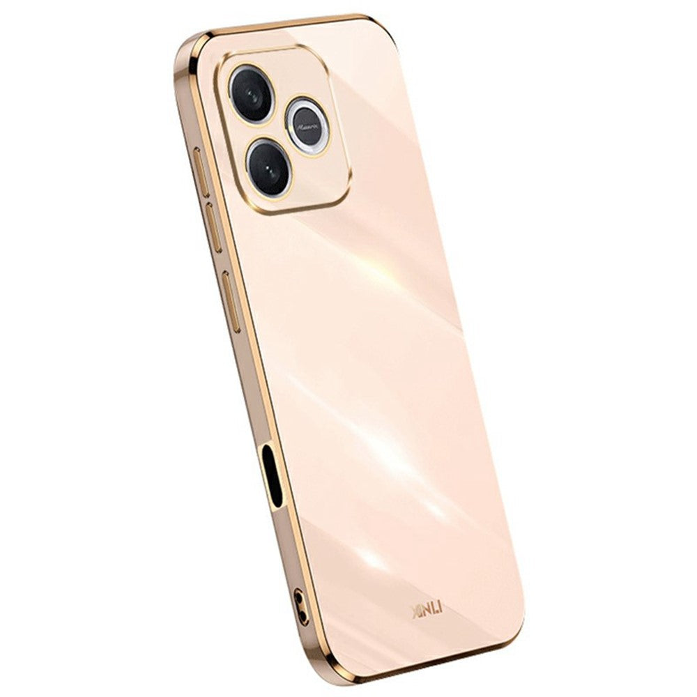 XINLI For Honor 600 Lite 5G Case TPU Phone Cover with Electroplating Frame