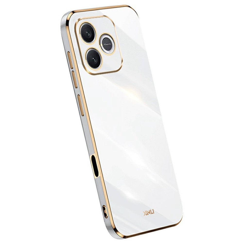 XINLI For Honor 600 Lite 5G Case TPU Phone Cover with Electroplating Frame