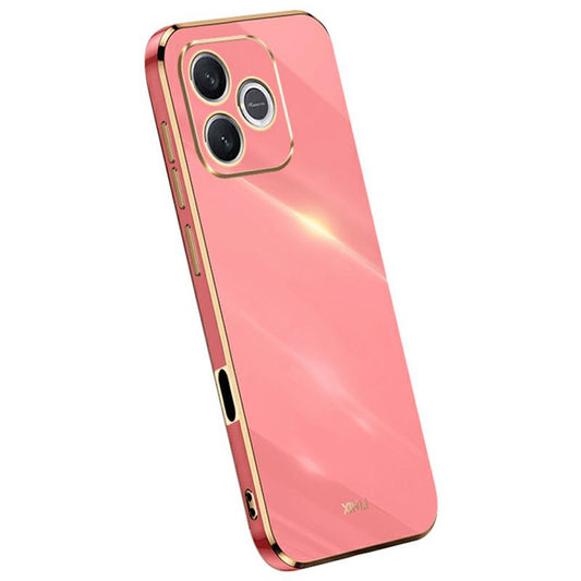 Honor 600 Lite 5G Handyhülle – XINLI TPU- mit galvanischem Rahmen