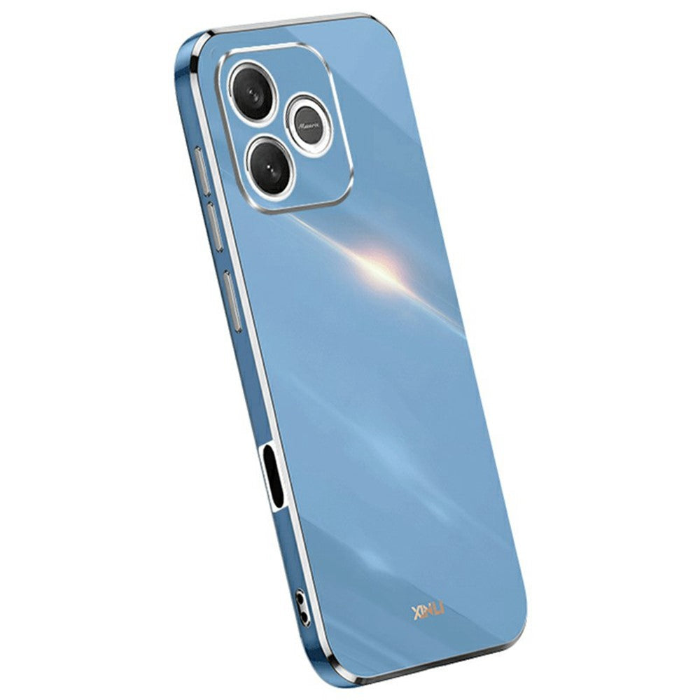 XINLI For Honor 600 Lite 5G Case TPU Phone Cover with Electroplating Frame