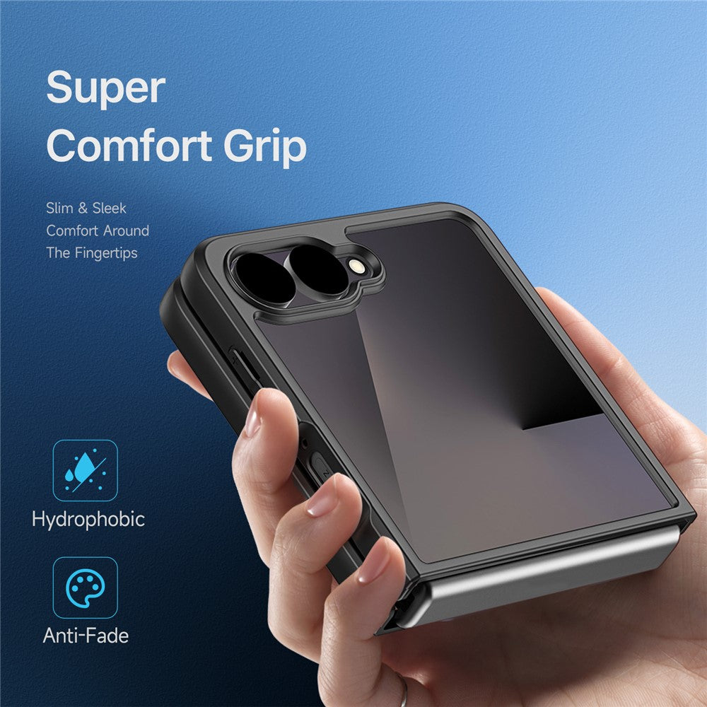 DUX DUCIS Aimo Series For Samsung Galaxy Z Flip8 Magnetic Case PC + TPU Clear Back Phone Cover (REACH Certification)