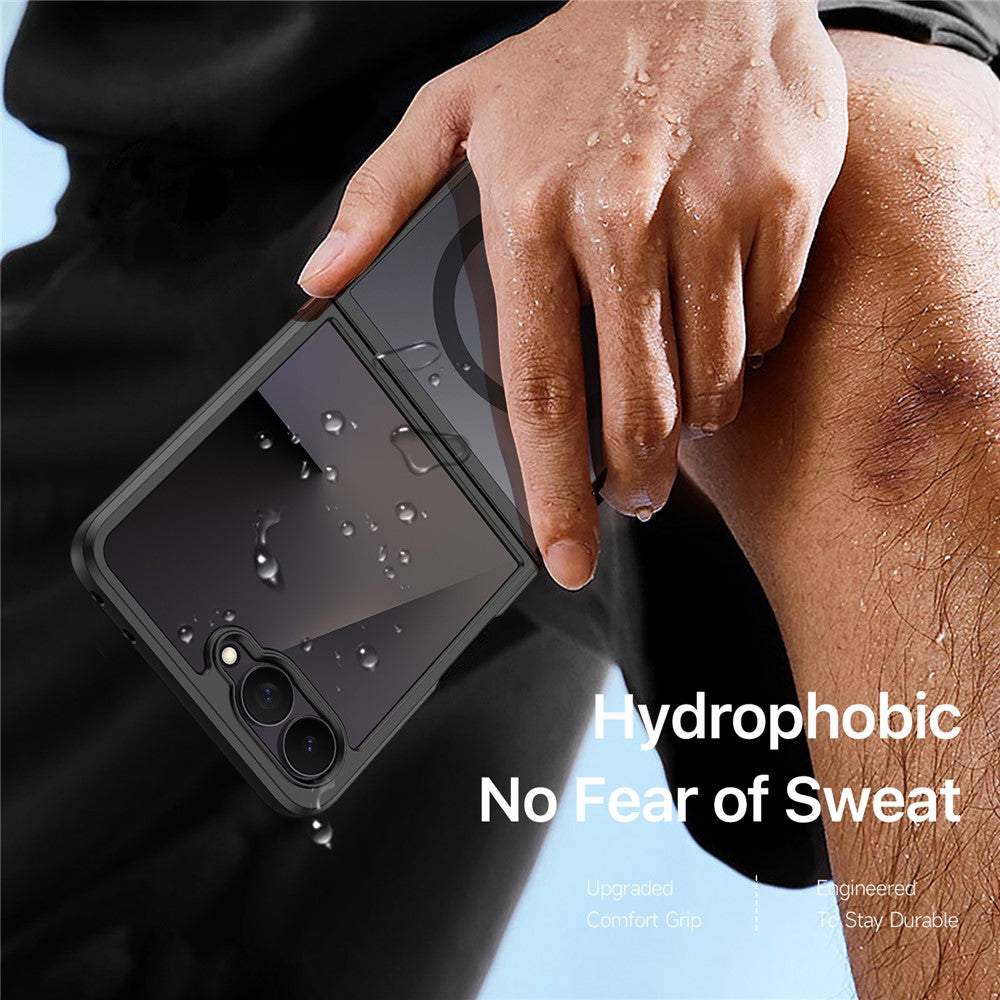 DUX DUCIS Aimo Series For Samsung Galaxy Z Flip8 Magnetic Case PC + TPU Clear Back Phone Cover (REACH Certification)