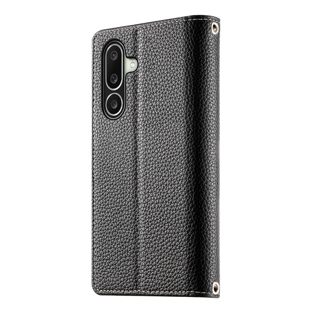 For Samsung Galaxy A27 5G Leather Case Zipper Wallet Color Splicing Flip Phone Cover with Straps