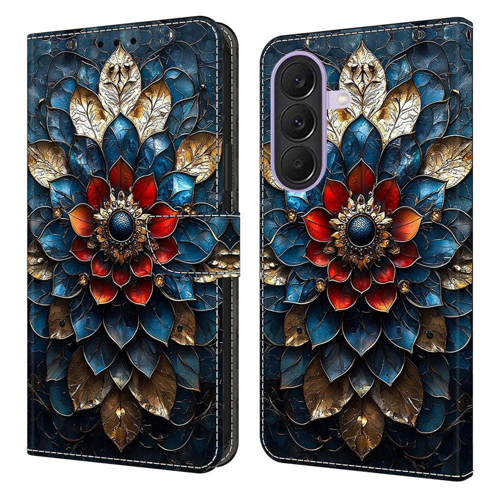 For Samsung Galaxy A37 5G Wallet Stand Case Pattern Printing Leather Phone Cover