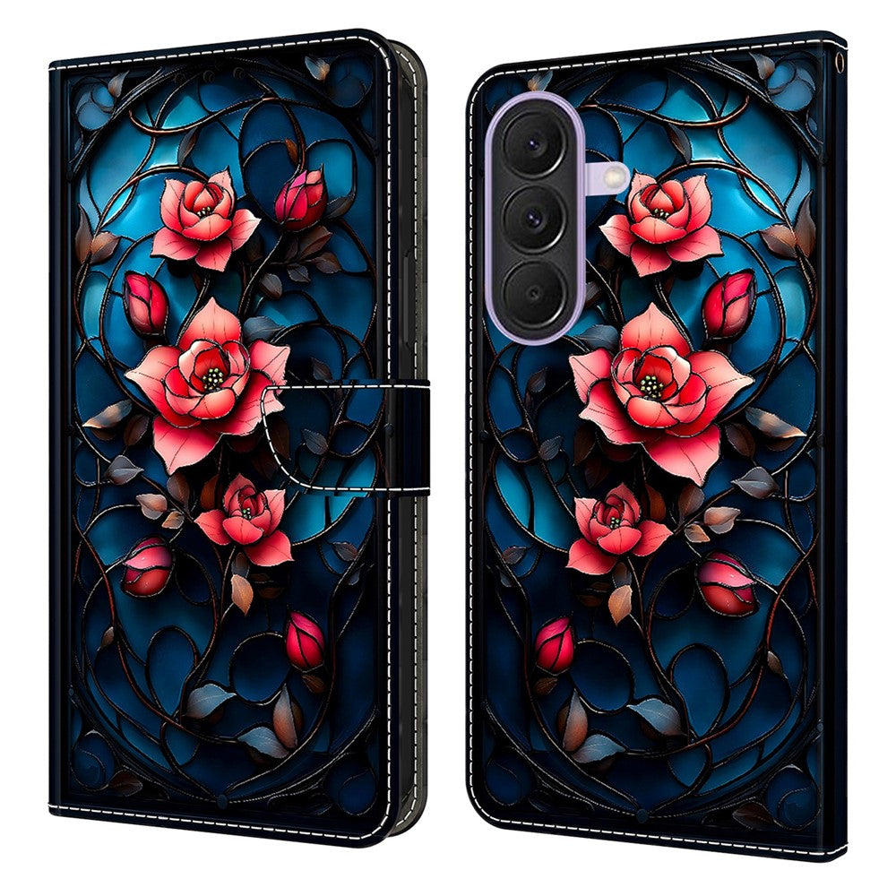 For Samsung Galaxy A37 5G Wallet Stand Case Pattern Printing Leather Phone Cover