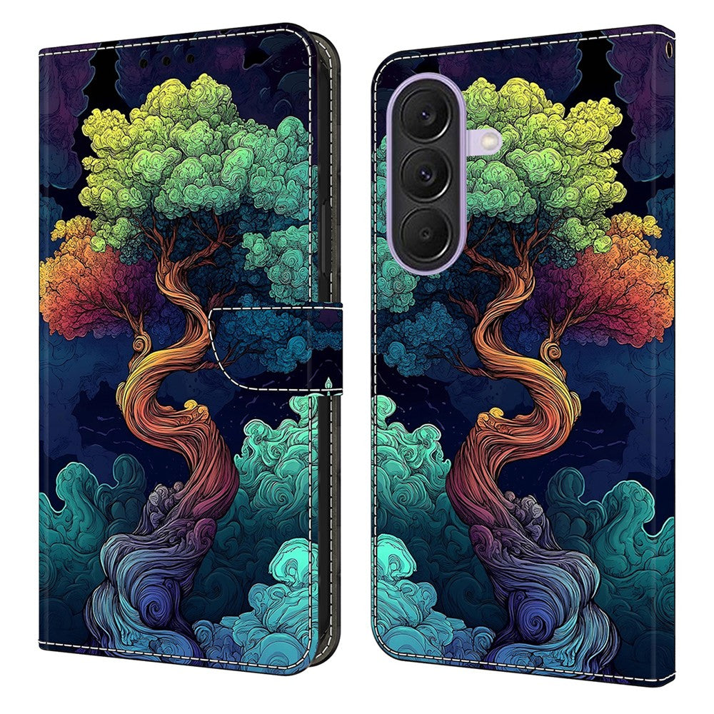 For Samsung Galaxy A57 5G Wallet Stand Case Pattern Printing Leather Phone Cover