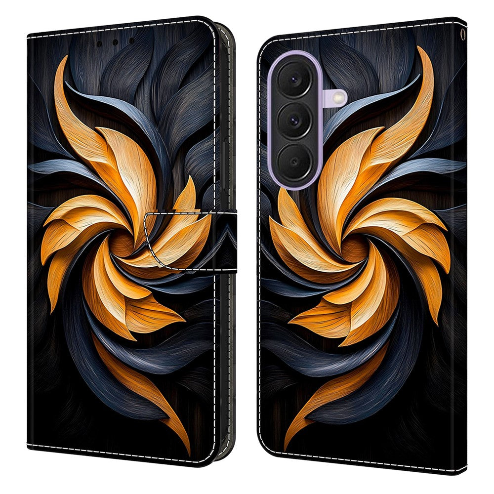 For Samsung Galaxy A57 5G Wallet Stand Case Pattern Printing Leather Phone Cover