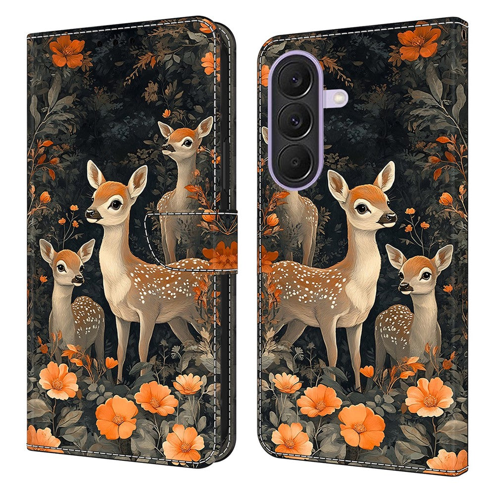 For Samsung Galaxy A57 5G Wallet Stand Case Pattern Printing Leather Phone Cover