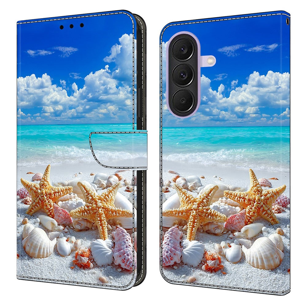 For Samsung Galaxy A57 5G Wallet Stand Case Pattern Printing Leather Phone Cover