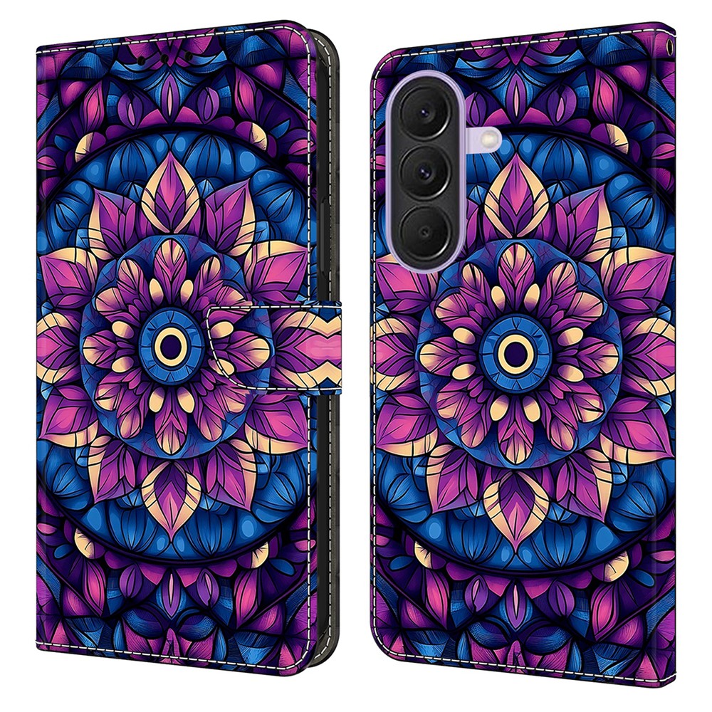 For Samsung Galaxy A27 5G Wallet Stand Case Pattern Printing Leather Phone Cover