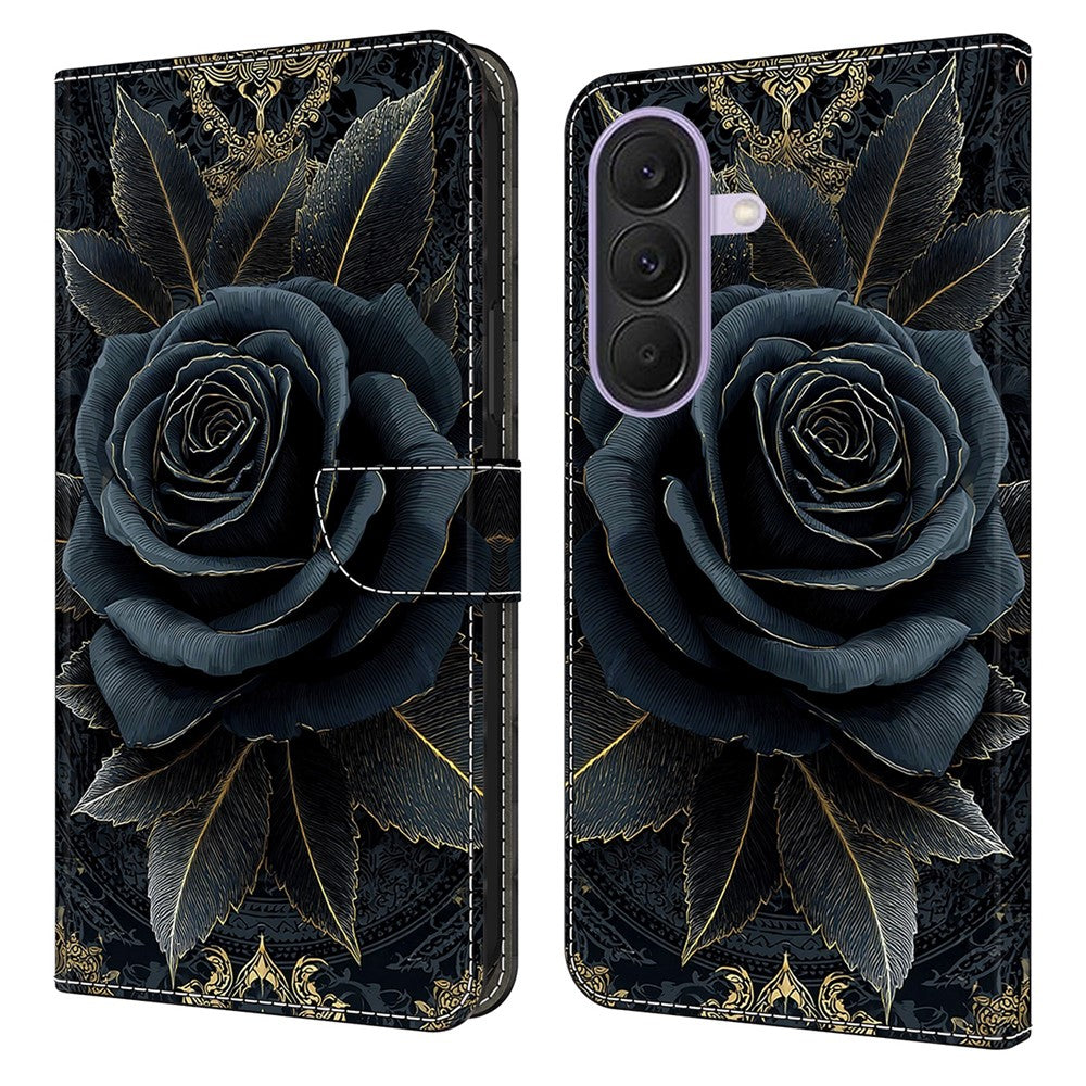 For Samsung Galaxy A27 5G Wallet Stand Case Pattern Printing Leather Phone Cover