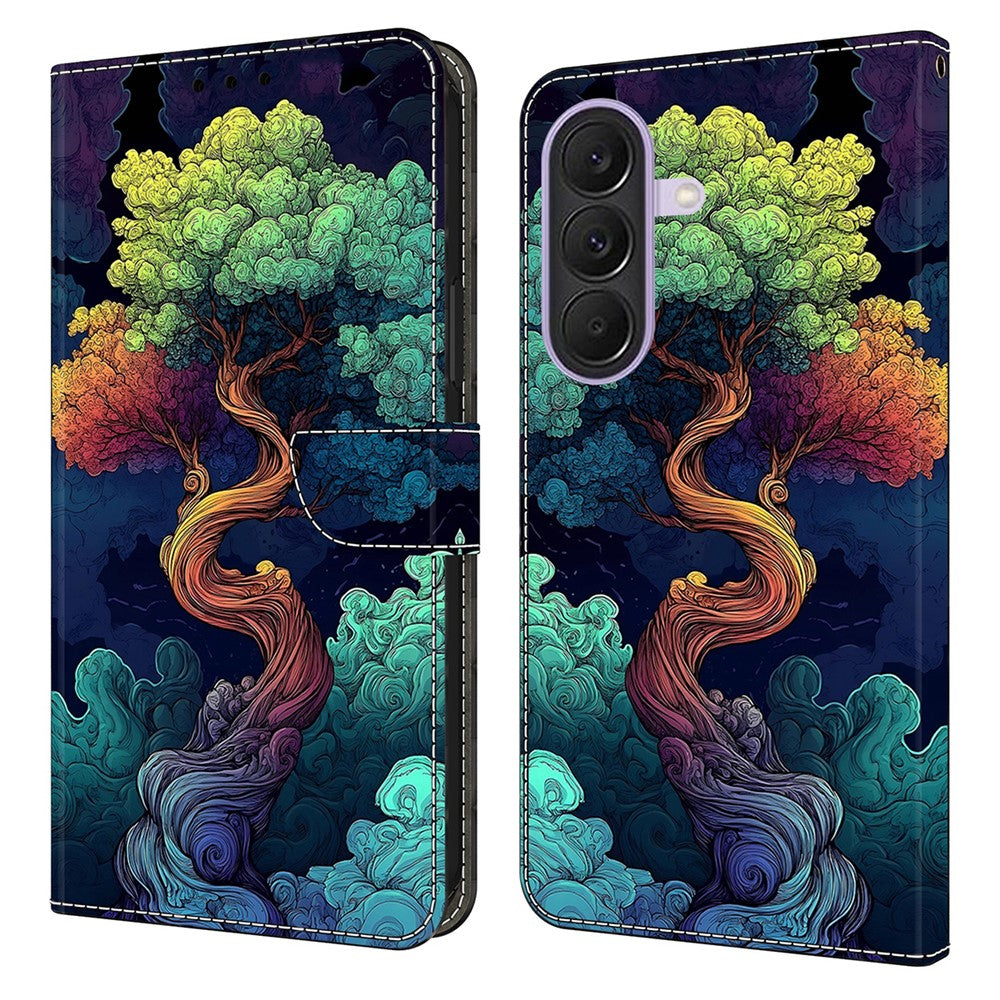 For Samsung Galaxy A27 5G Wallet Stand Case Pattern Printing Leather Phone Cover