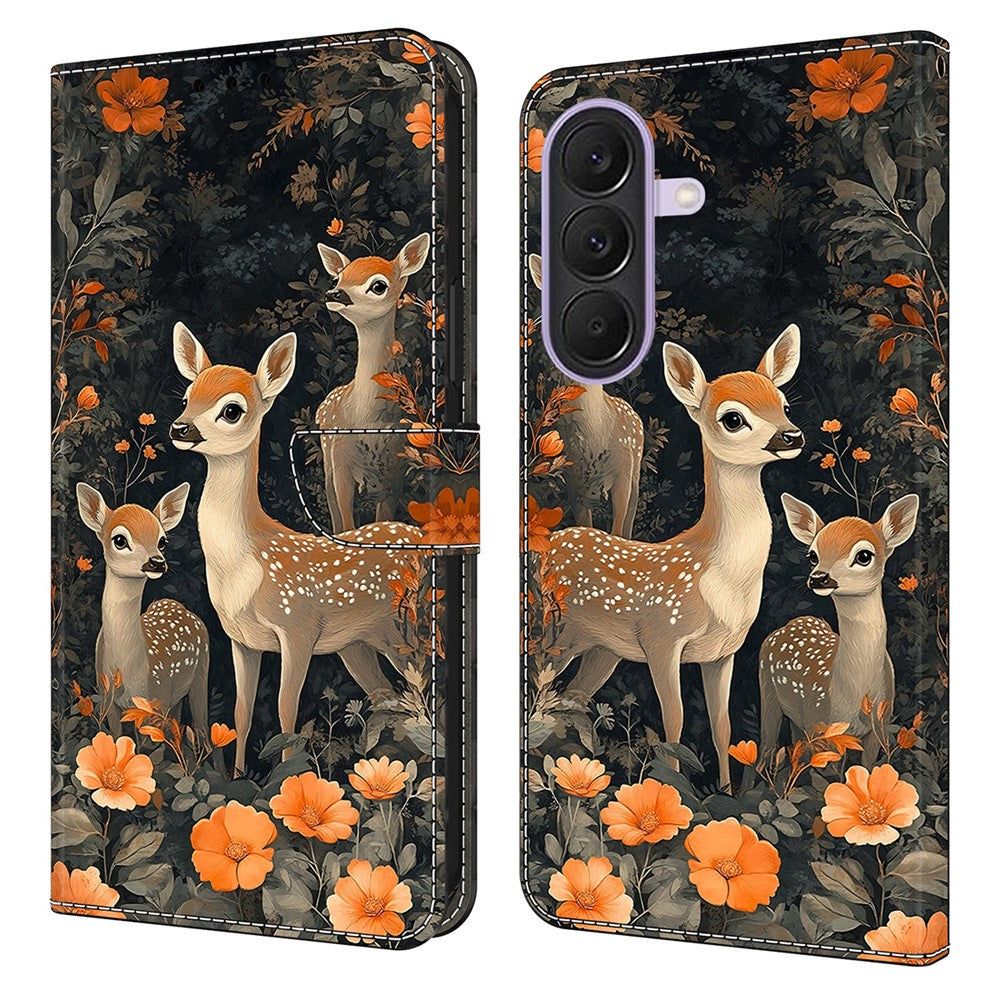 For Samsung Galaxy A27 5G Wallet Stand Case Pattern Printing Leather Phone Cover